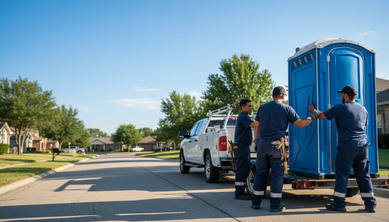Portable Toilet Rental in Deridder, LA near me